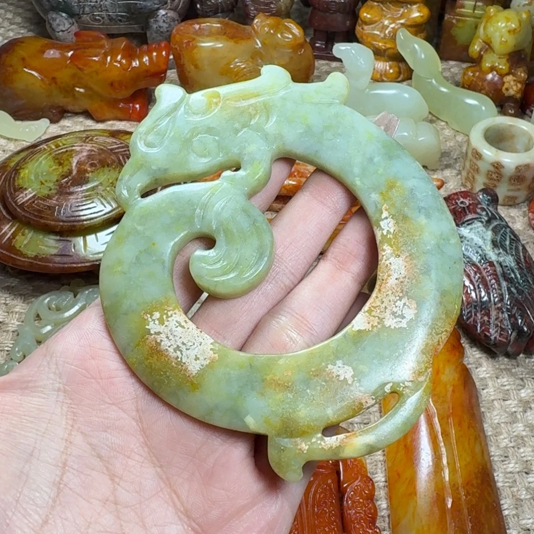 白玉菩提吊坠挂件