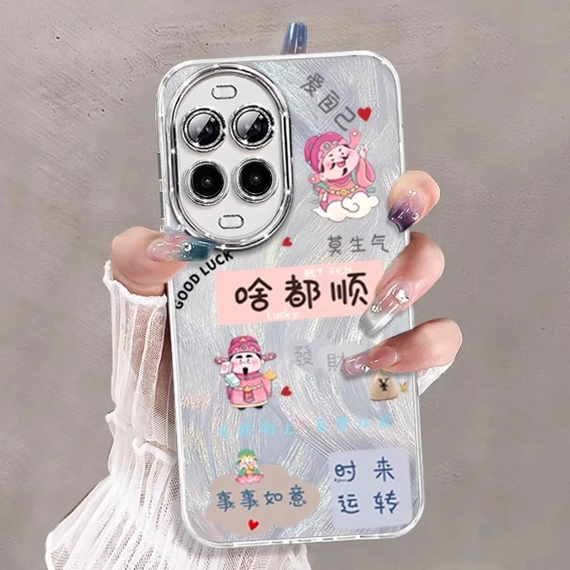 啥都顺适用华为nova14pro手机壳女新款13防摔+12带挂绳+11可爱30+