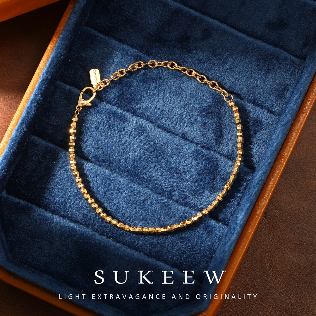 SUKEEW/酥可【碎银子】时尚超闪多棱珠手链279214