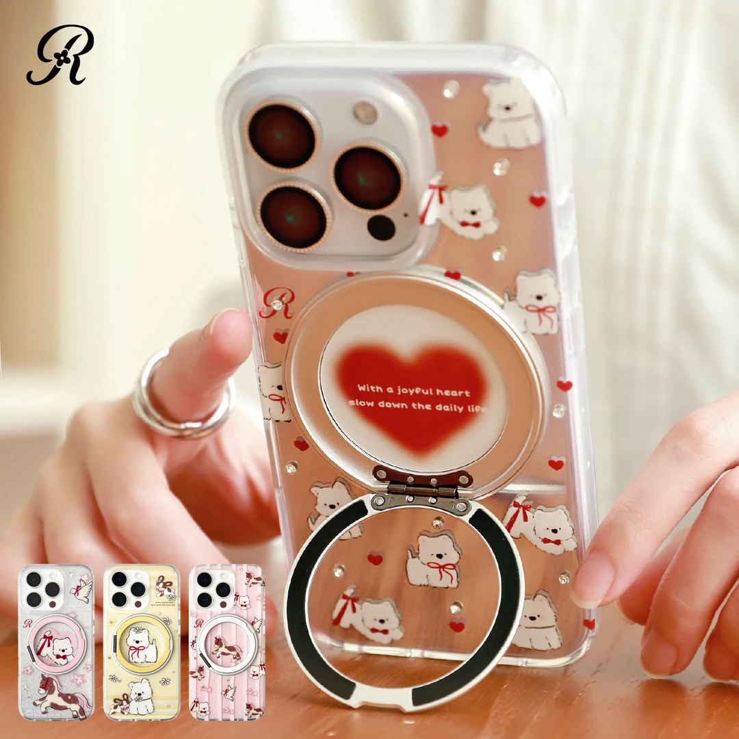 肉肉酱梦幻森林系列支点手机壳适用iPhone16/15/14/13ProMax华为