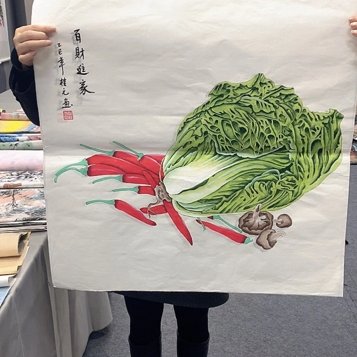 国画国画作品手绘