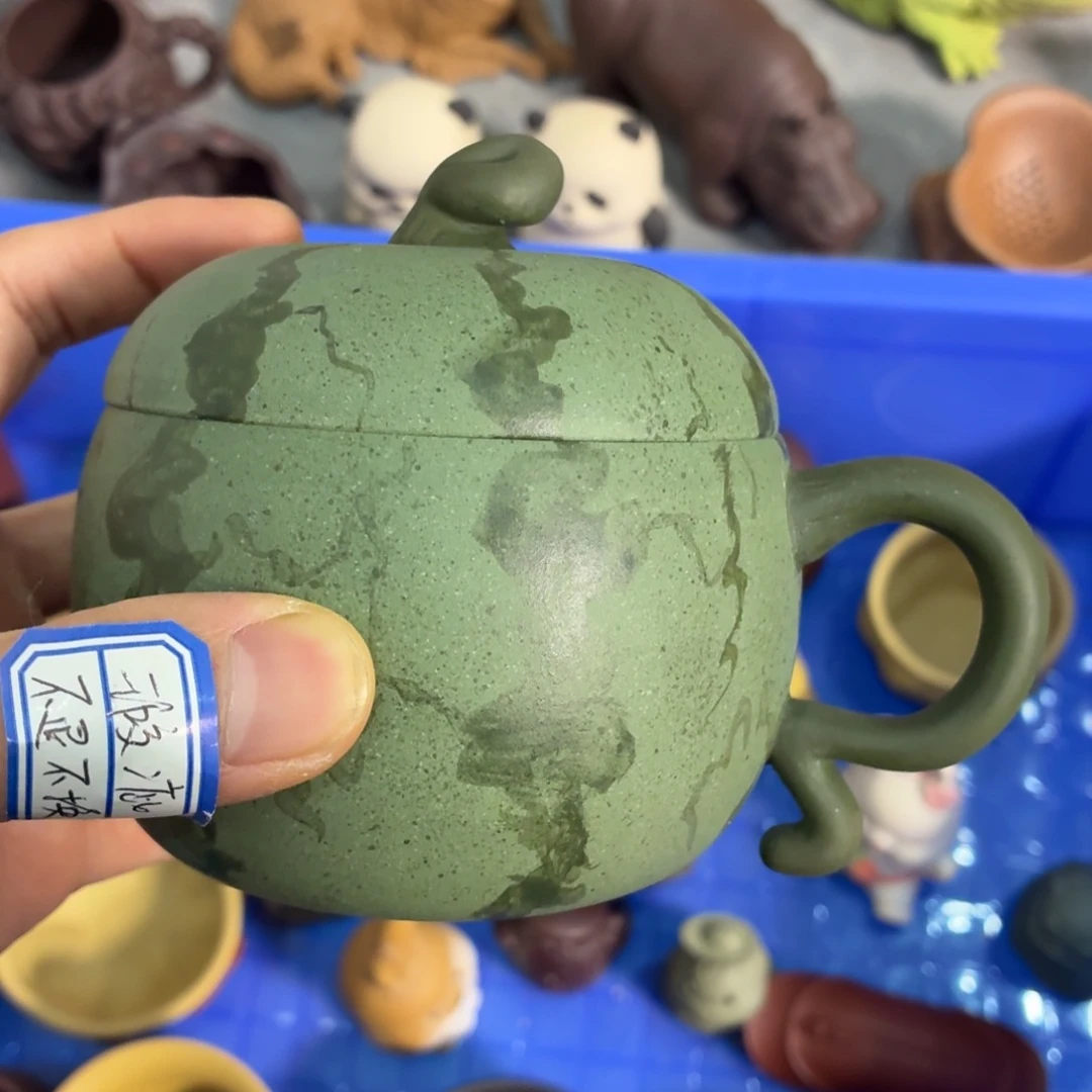 灰***白紫砂茶杯瑕疵不退不换介意勿拍