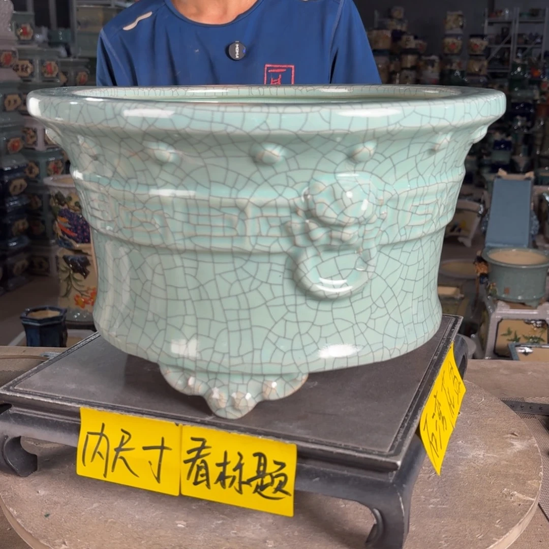 一风堂石湾花盆 内29*17