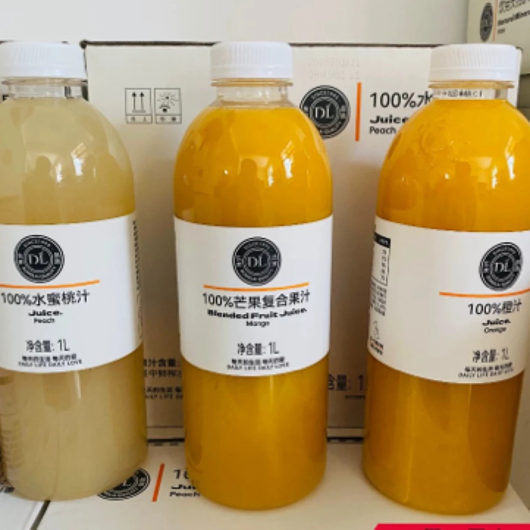 （许昌超市代购）超市自营水蜜桃汁芒果汁橙汁