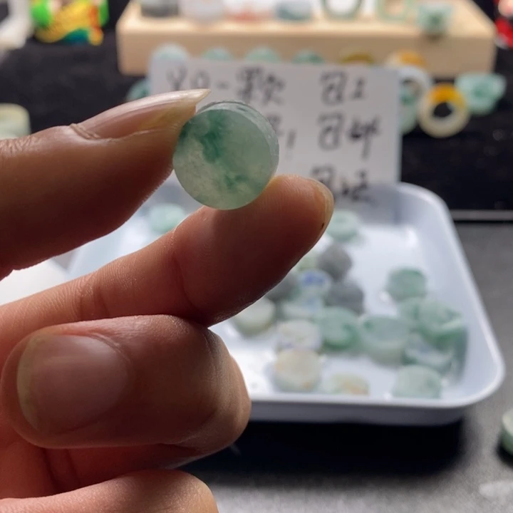 定制翡翠未镶嵌H*.戒心