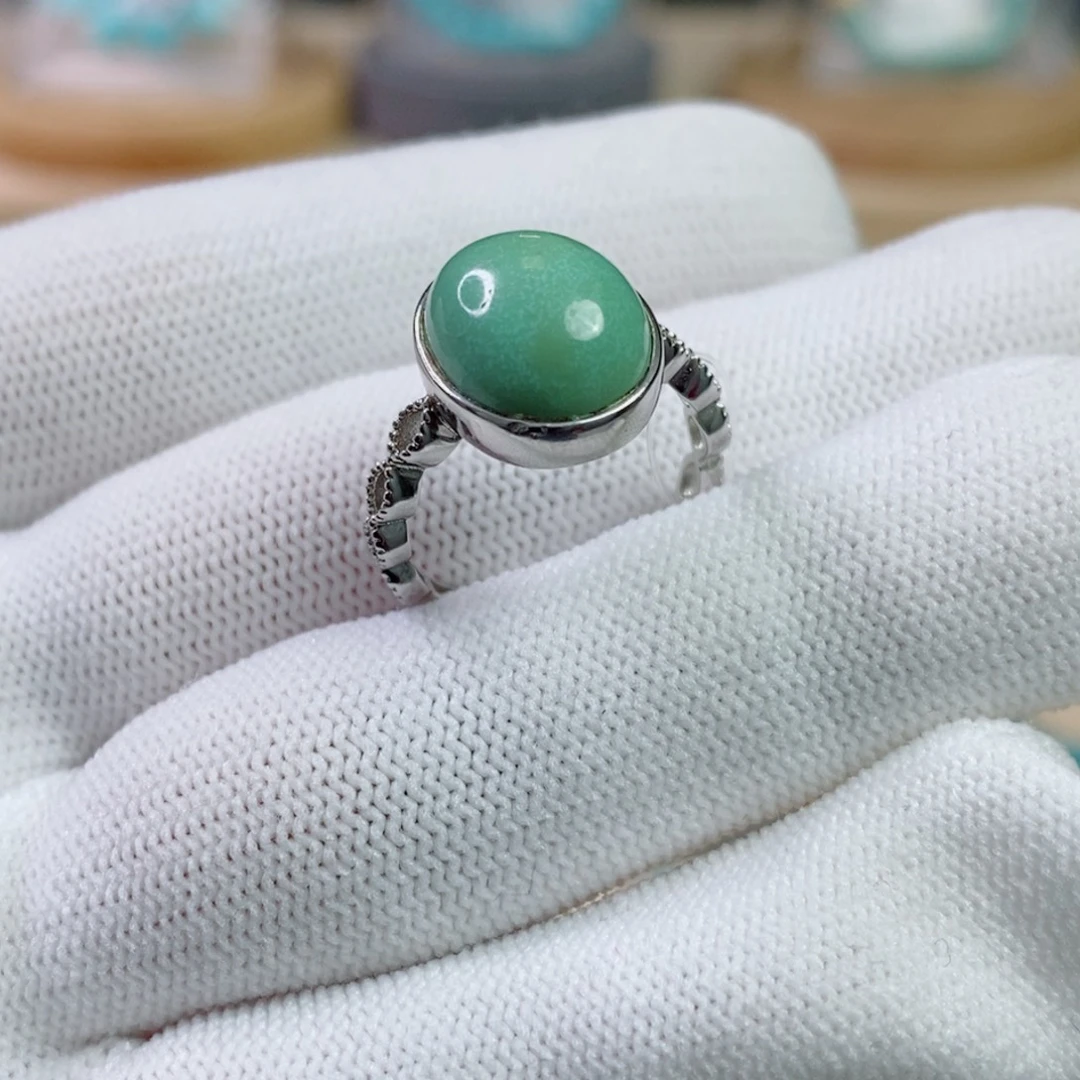 绿松石银S925镶嵌珠宝奇石