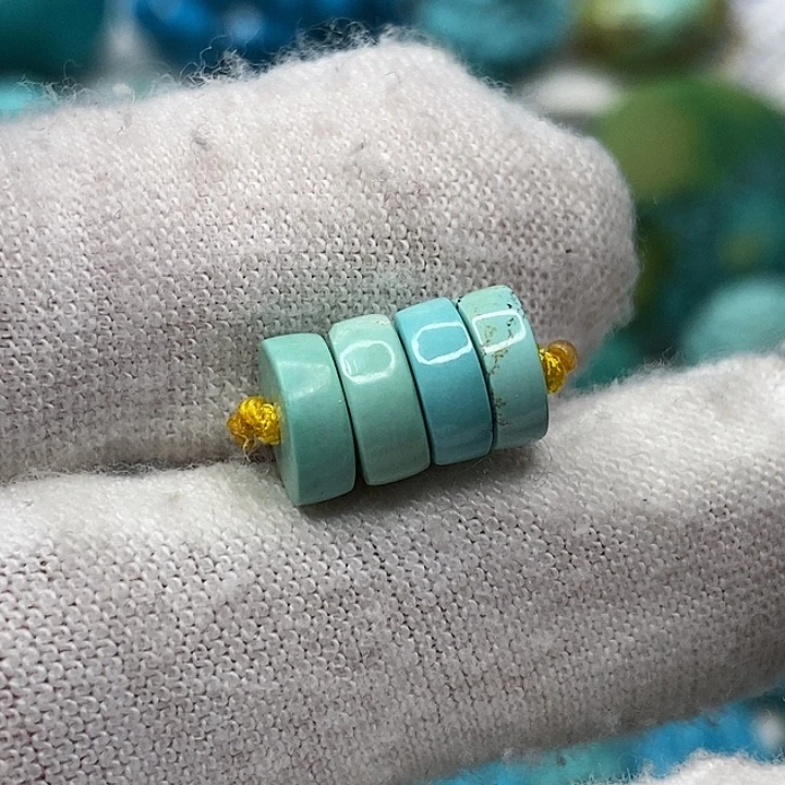 未镶嵌绿松石天然原矿 带武汉地大证书