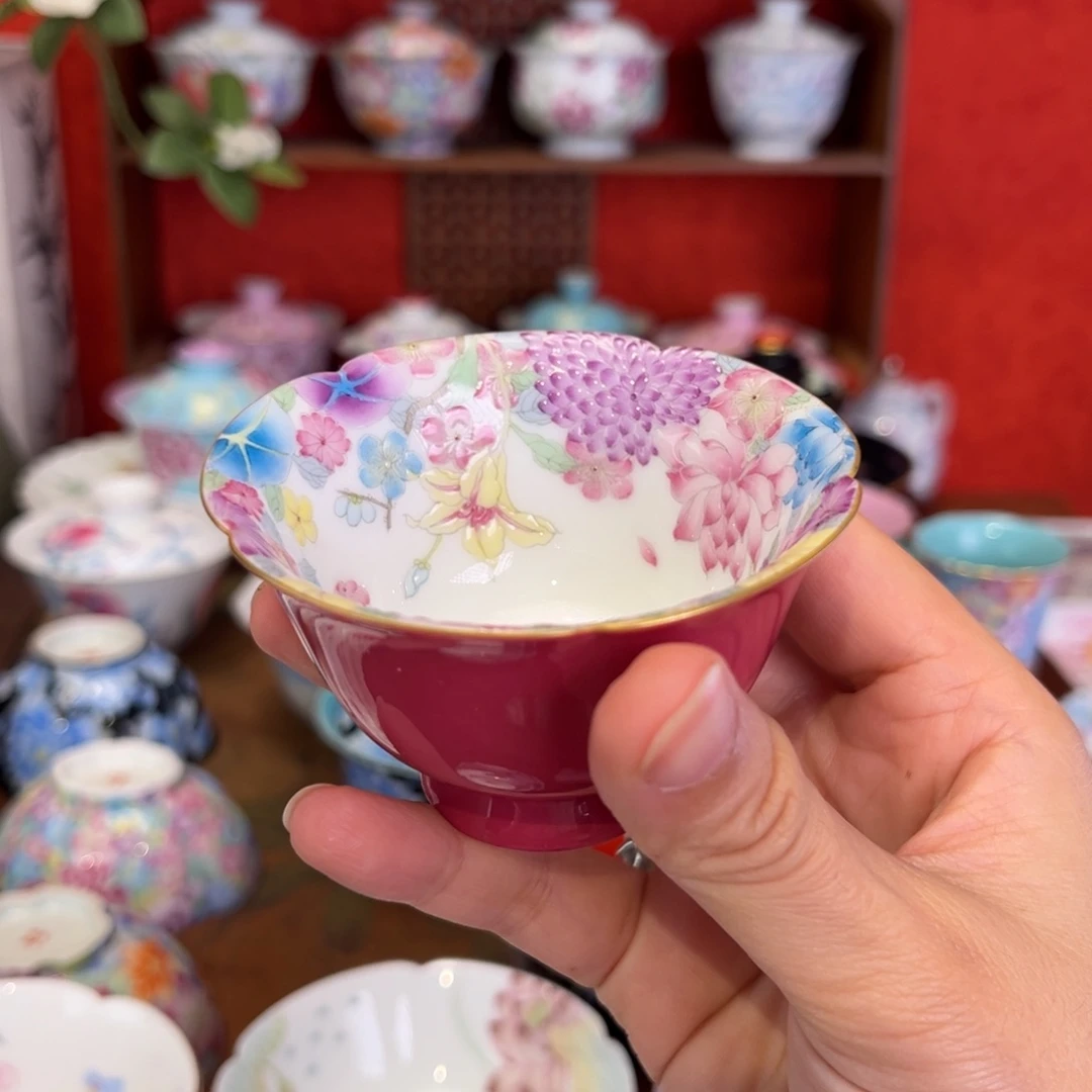 景德镇纯手绘陶瓷茶具