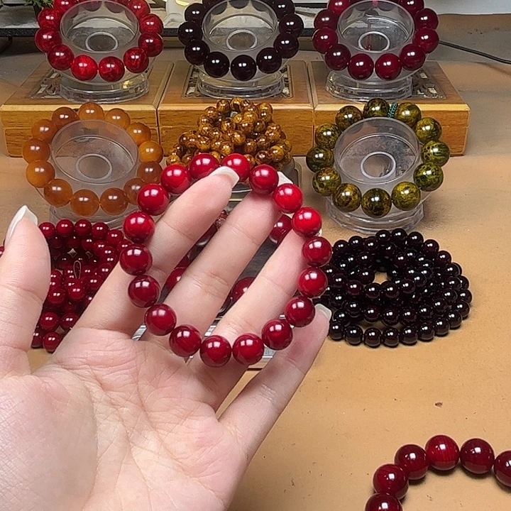 、***悔贝壳杉（血龙木）手串/手链