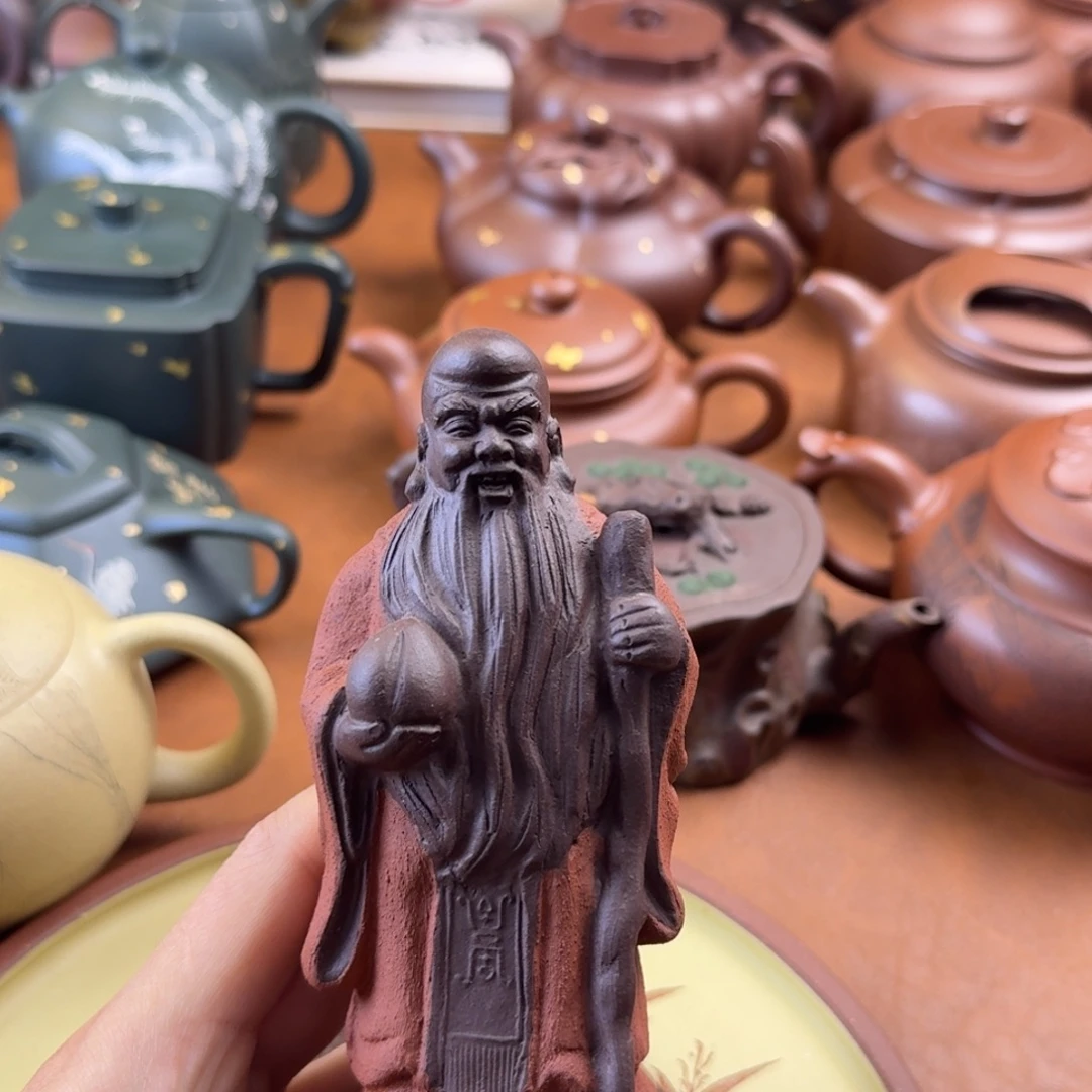 茶壶紫砂紫砂寿星