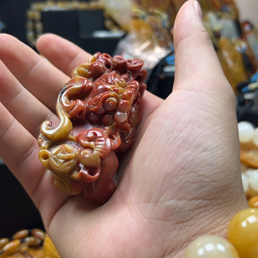 石英质玉（黄龙玉）未镶嵌hly