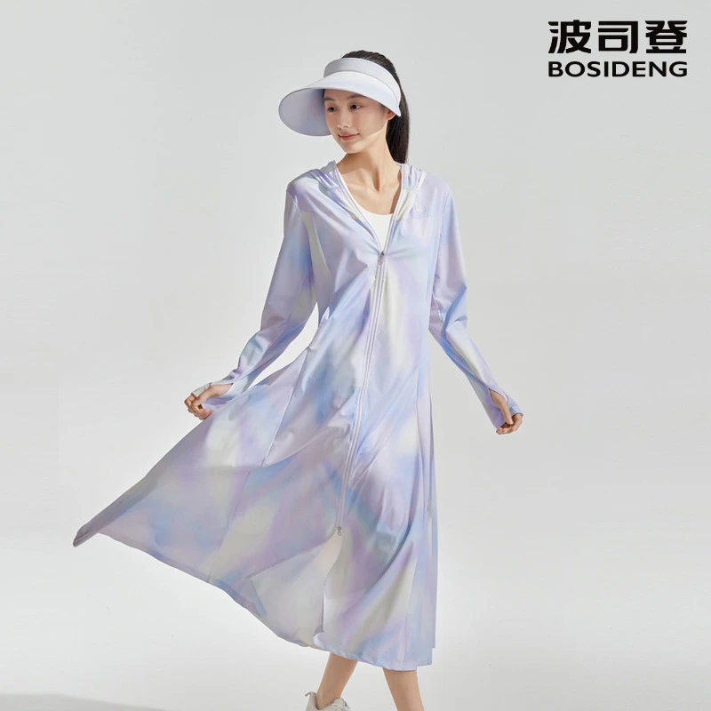 【波司登UPF100+】夏季长款防晒衣女装轻薄透气凉感高倍防晒服5142