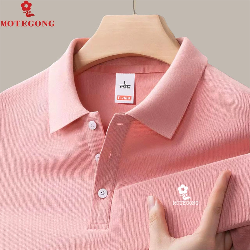 【国货品牌•梦娇】夏季新款短袖Polo衫男士薄款商务休闲半袖翻领t恤