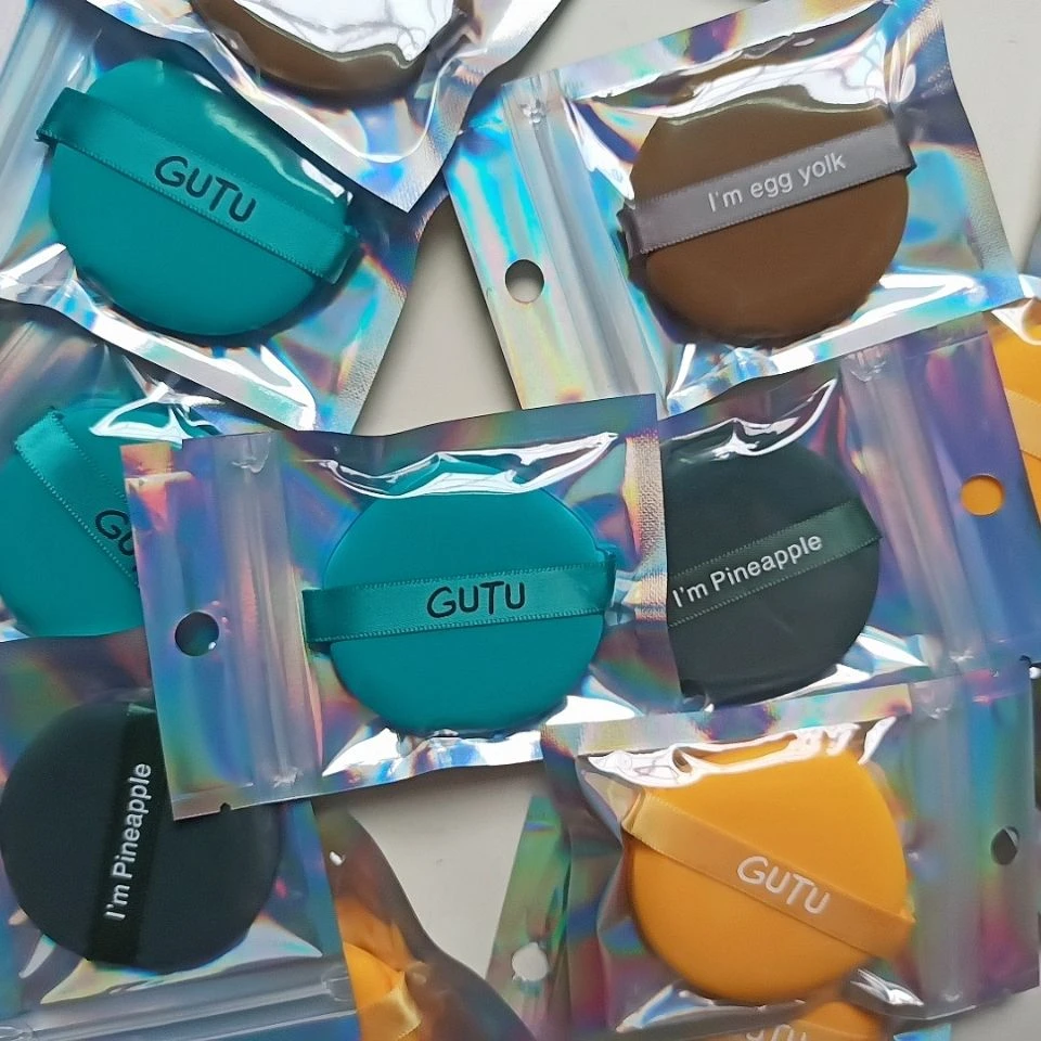 古途菠萝派蛋黄派抹茶气垫粉扑化妆绵干湿两用变大粉底液专用