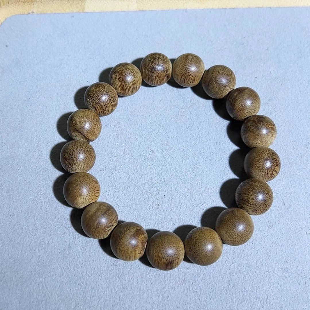 沉香手串天然柬埔寨菩萨老料1.3单圈 花香蜜甜香