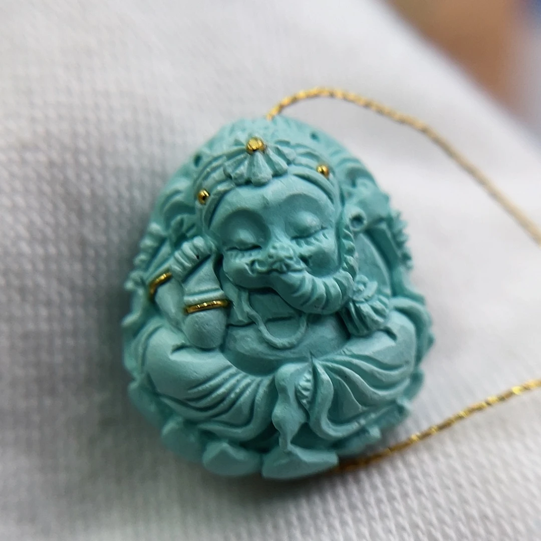 未镶嵌绿松石珠宝奇石