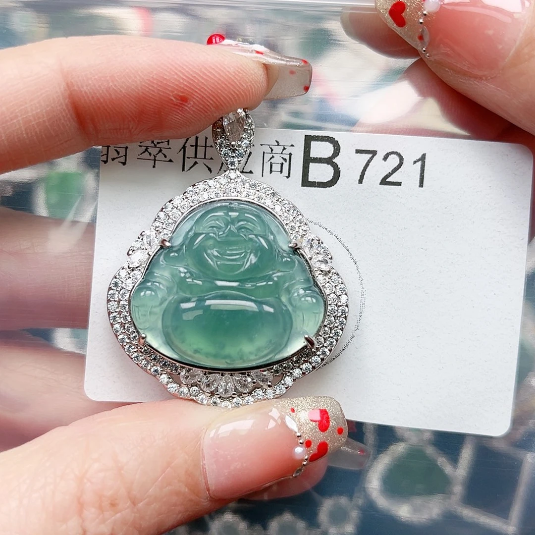 翡翠颈饰未镶嵌翡翠721