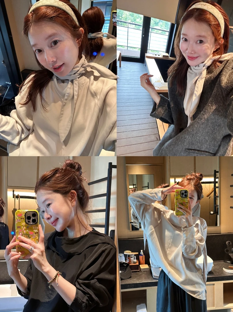 【BORAKOO】早秋设计感堆堆领飘带长袖衬衫