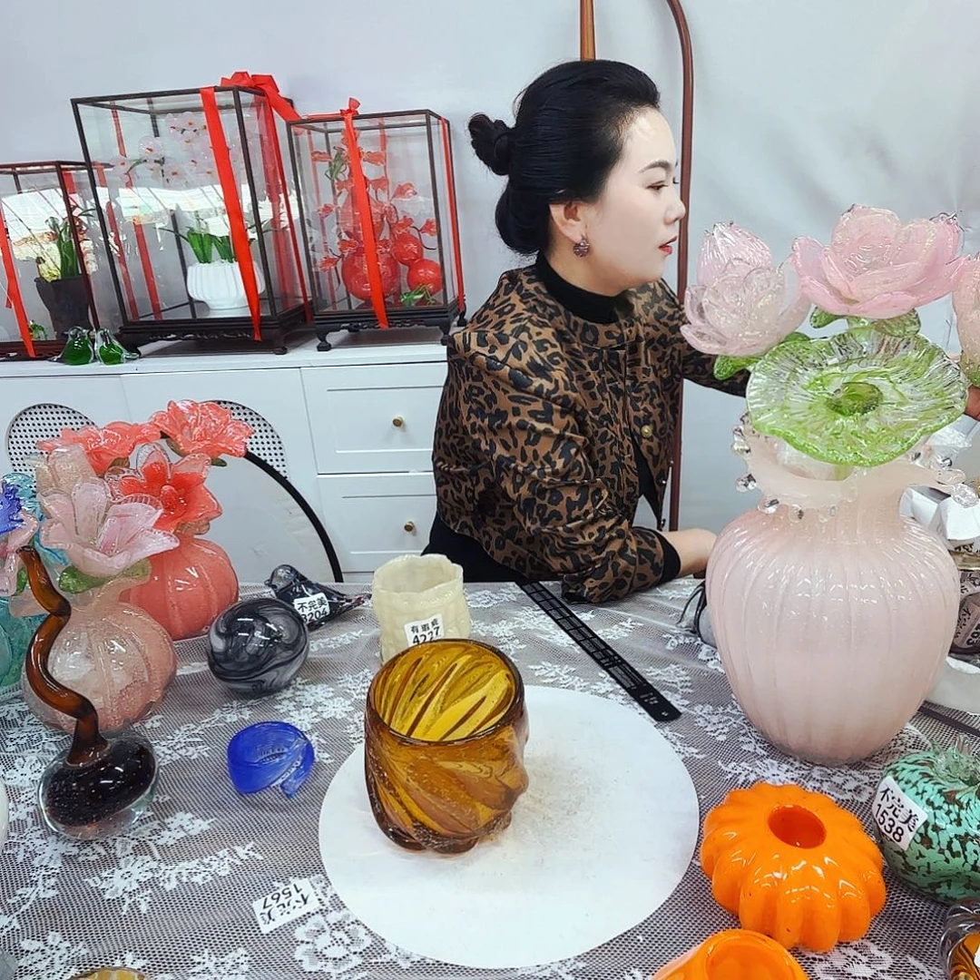 琉璃花瓶花器艺术品