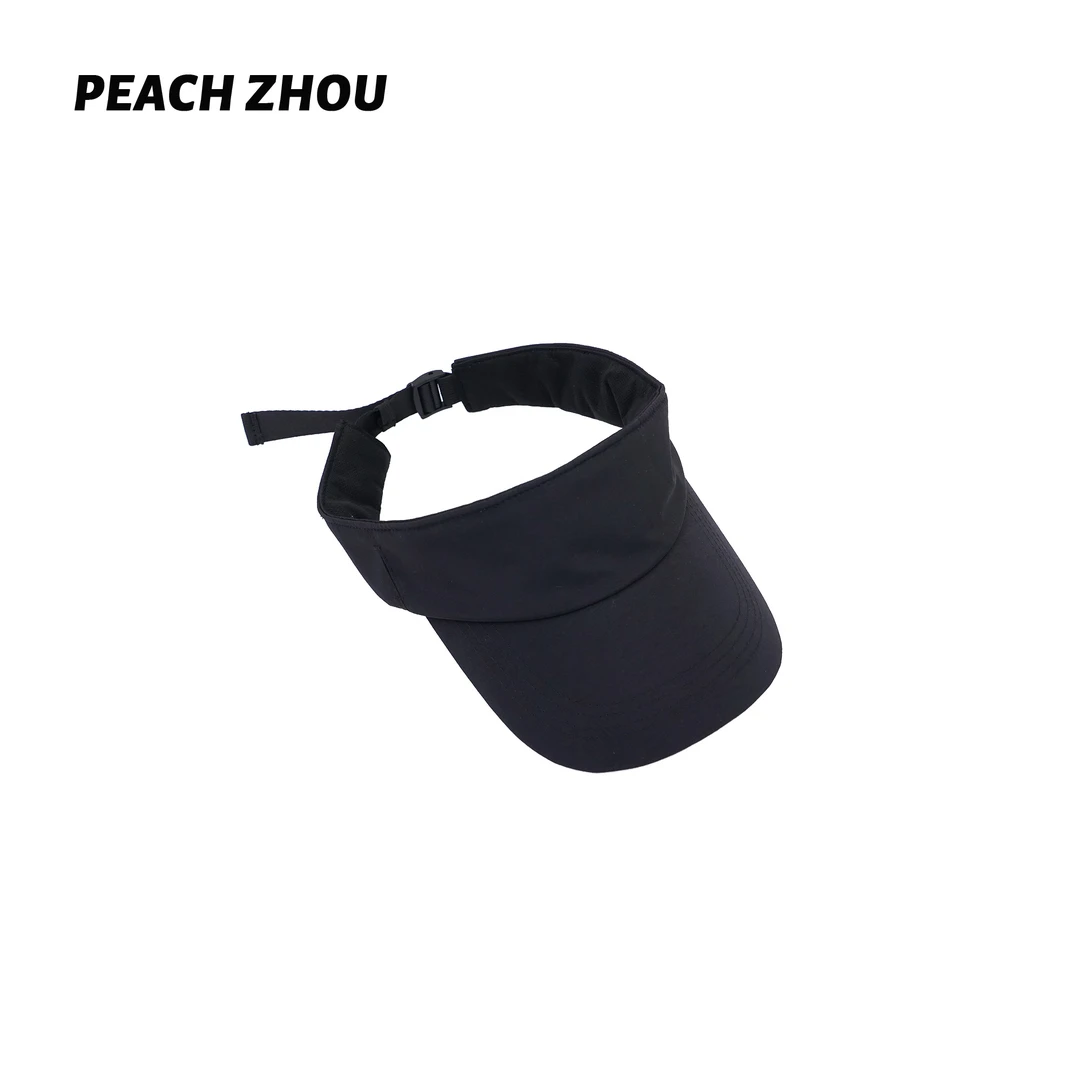 『PEACHZHOU』户外运动遮阳防晒空顶帽休闲无顶防紫外线太阳鸭舌帽