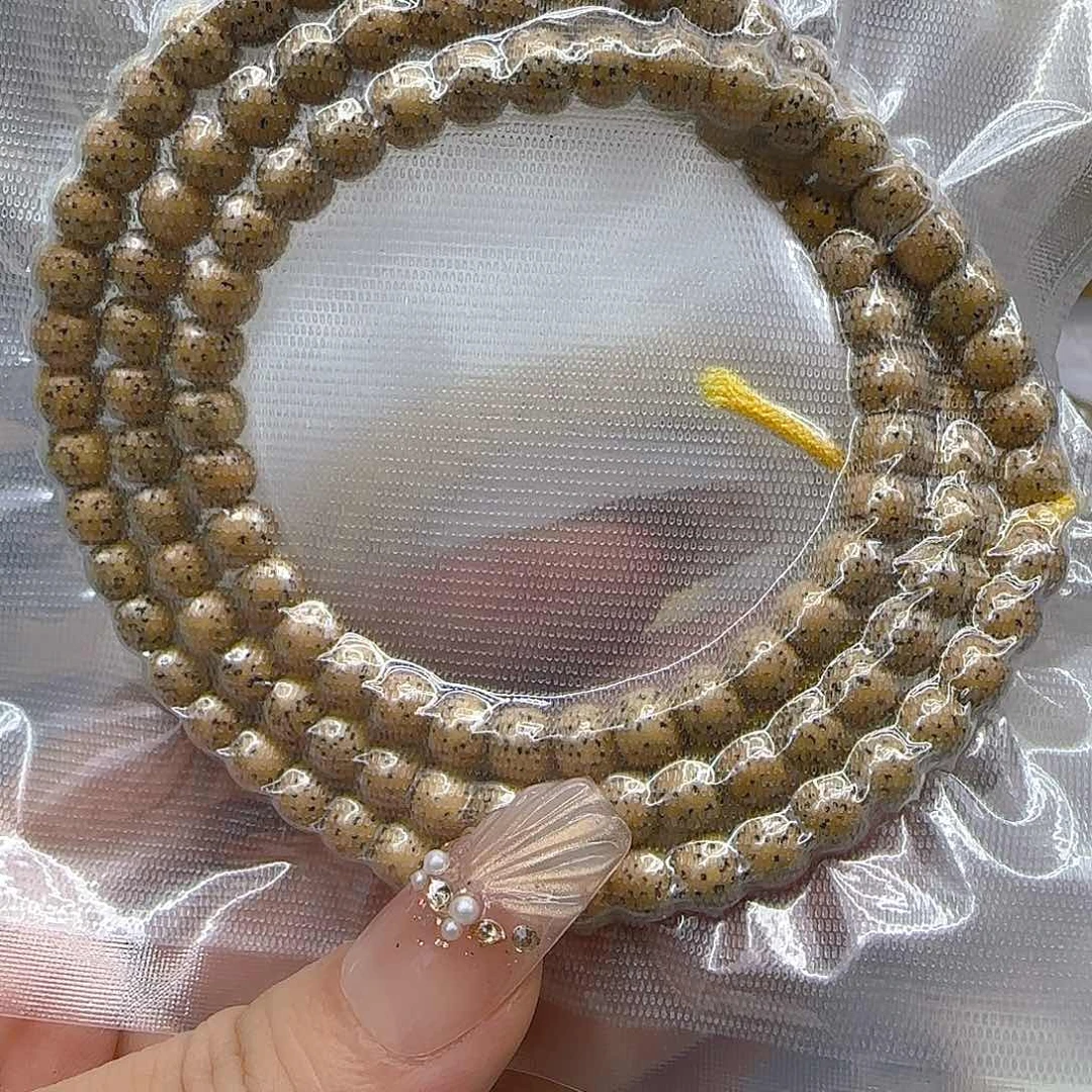 星月菩提手串127哈哈黄河豚星月菩提单圈65桶108