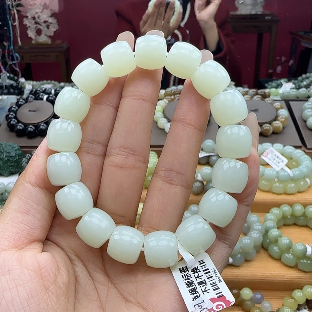 和田玉未镶嵌手链