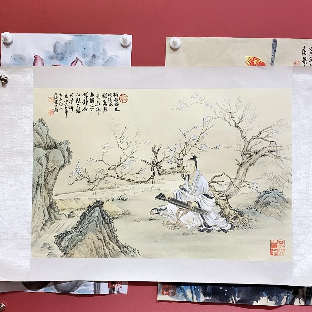 国画大风堂嫡传-侯果山老师作品路