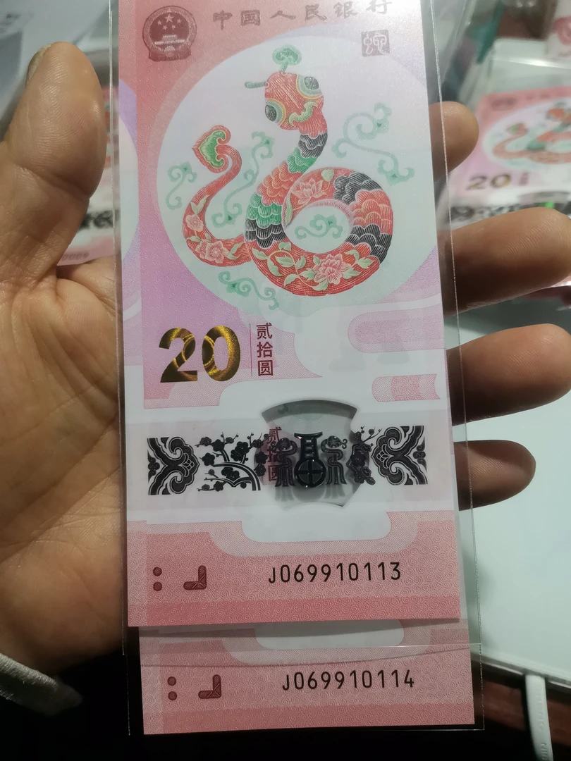2025年蛇年贺岁钞069910113、114