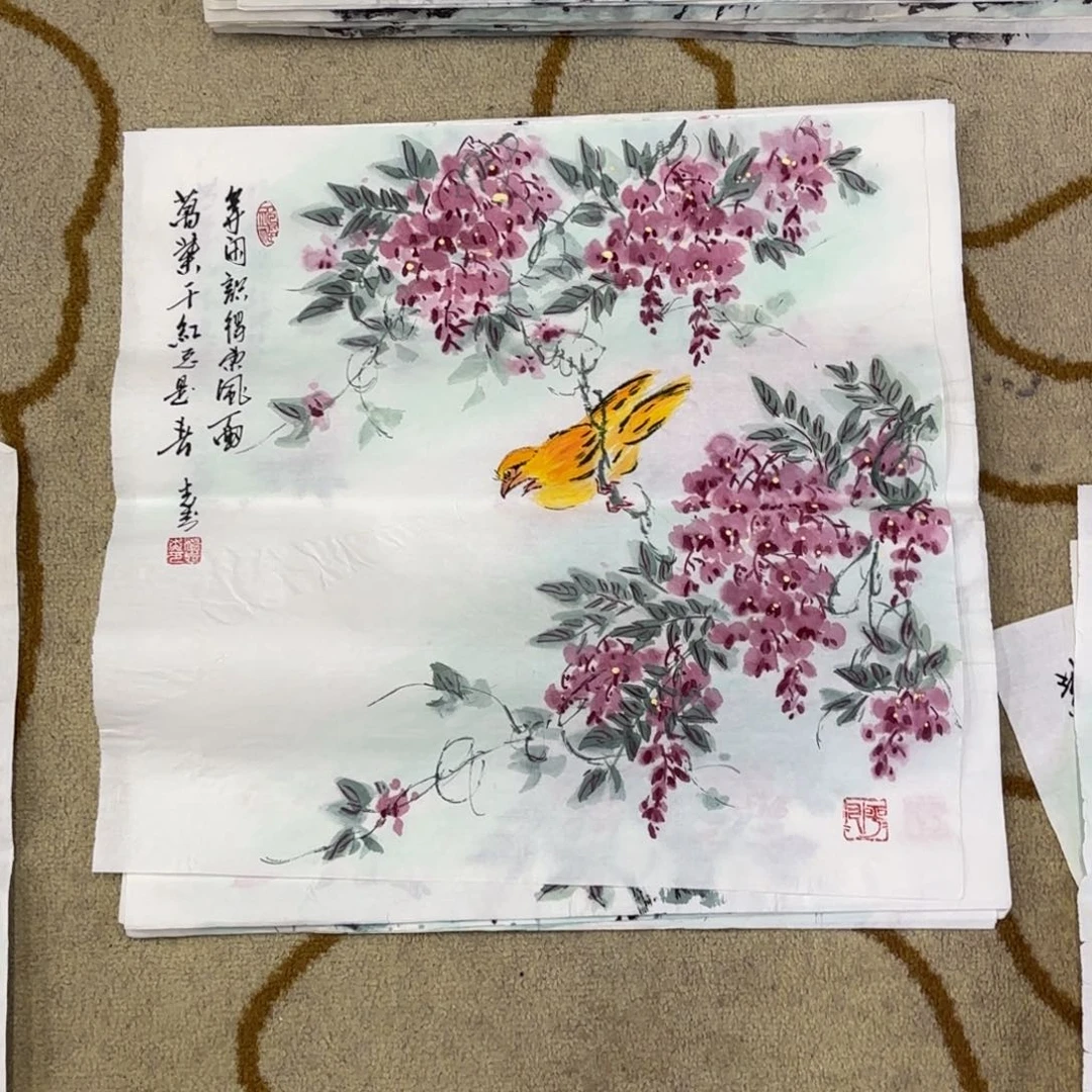 国画杨志杰50-50花鸟作品艺