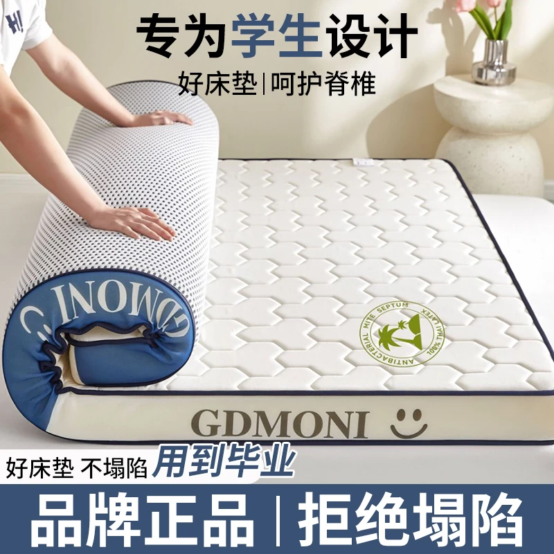乳胶床垫学生宿舍单双人榻榻米记忆棉床垫加厚软垫租房双人家用