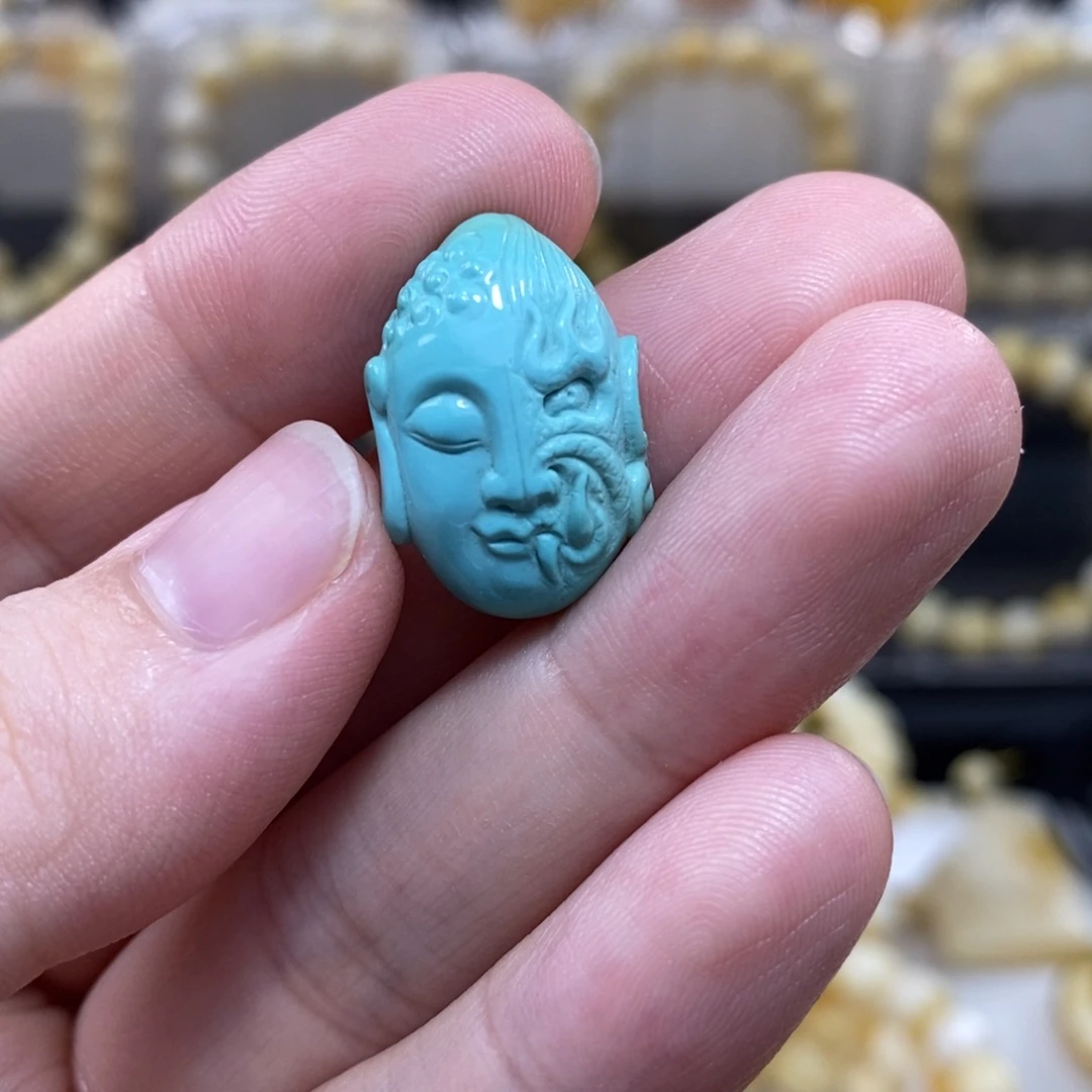 绿松石未镶嵌绿松石一念