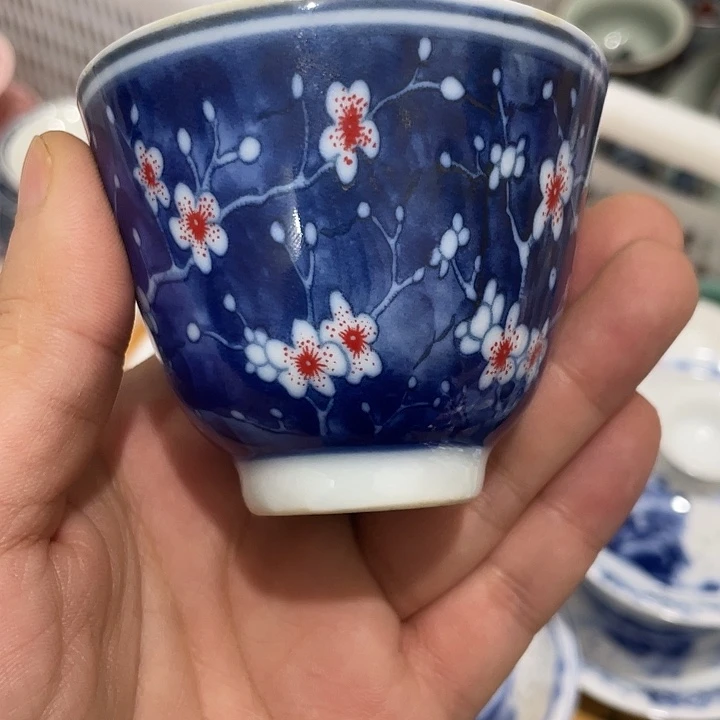 摆件陶景德镇陶瓷主人杯13445