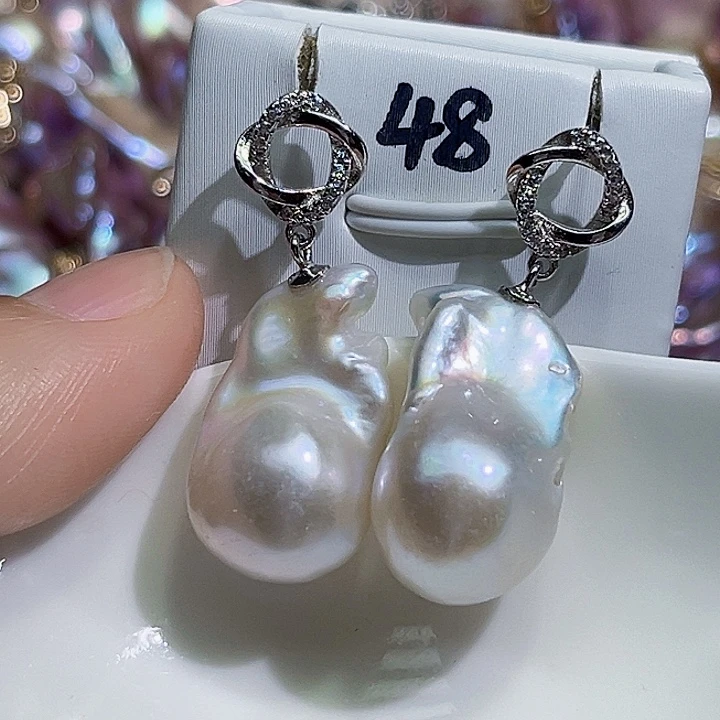 未镶嵌耳饰淡水珍珠