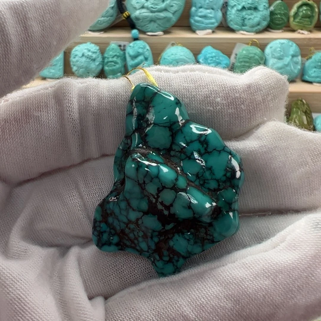 未镶嵌绿松石随形30.9mm