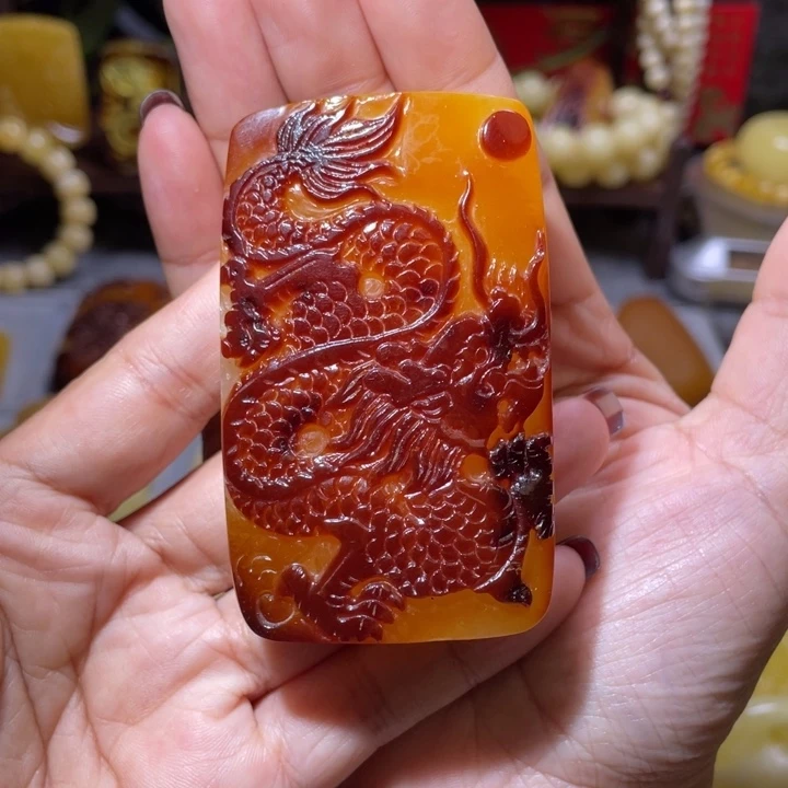 琥珀吊坠(不含链)未镶嵌