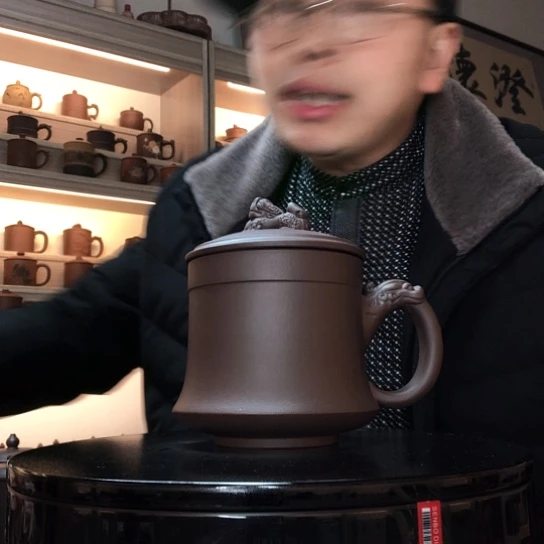 紫泥茶杯微瑕容量500