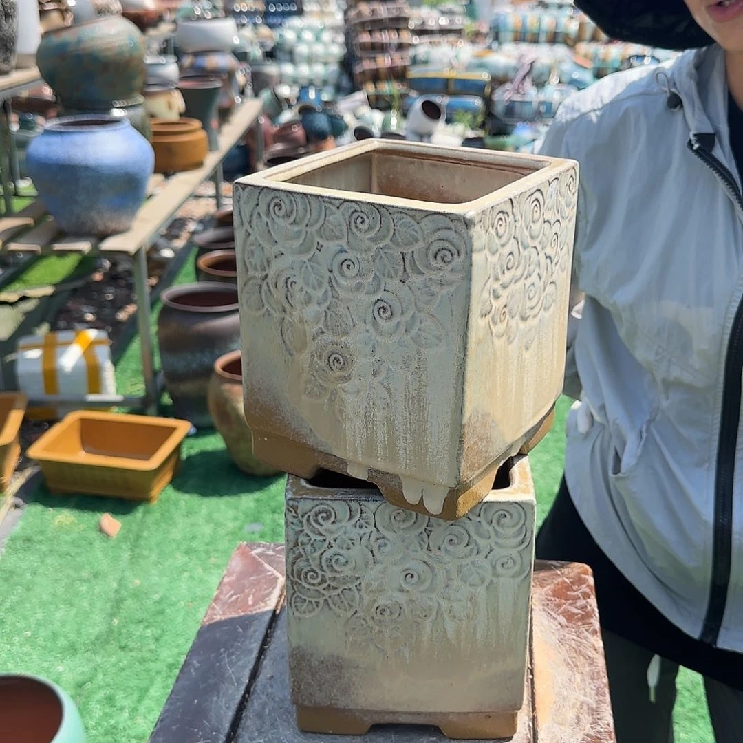 紫砂花盆王嫂花盆直播0617-121高17口14