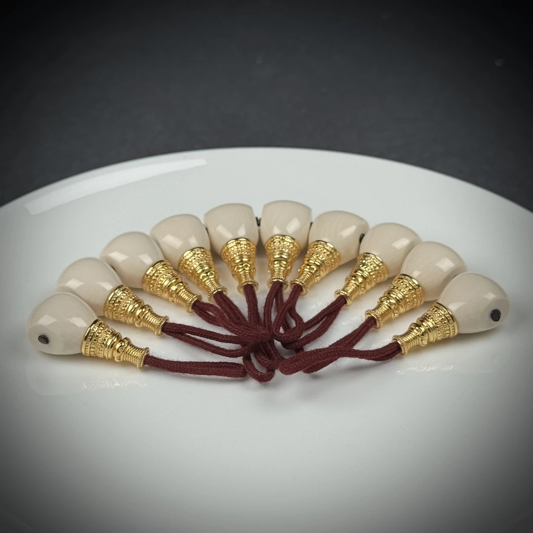 A034天然猛犸牙 精品分体三通12mm随机一个支持鉴定假一罚四