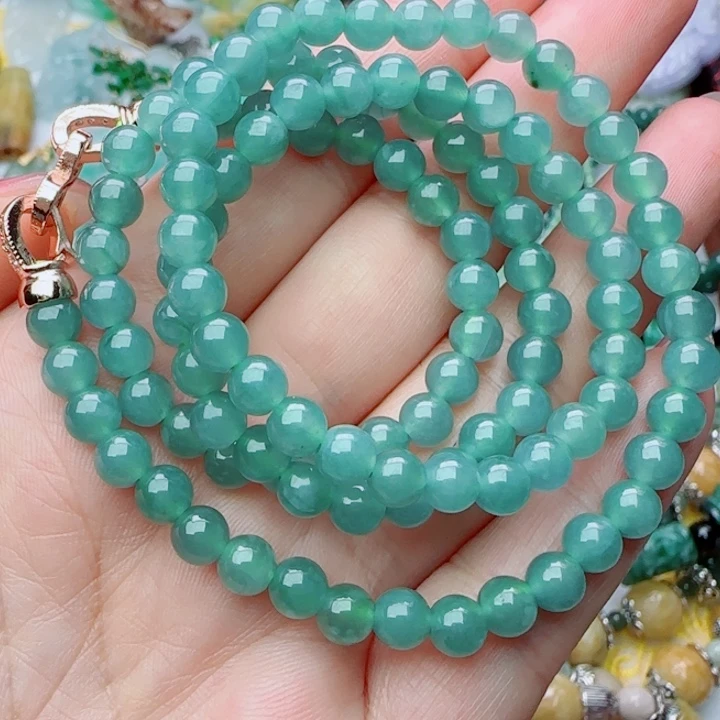 翡翠合金颈饰天然A货27