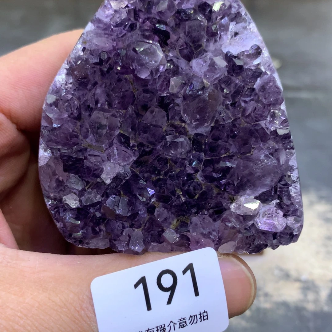 水晶摆件未镶嵌紫晶191