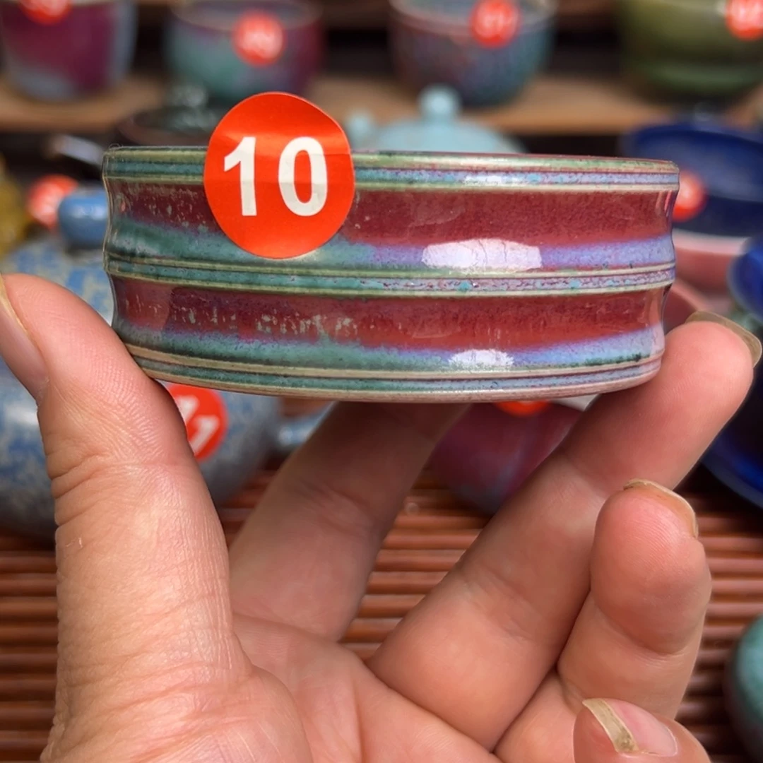 手工制作钧窑茶器