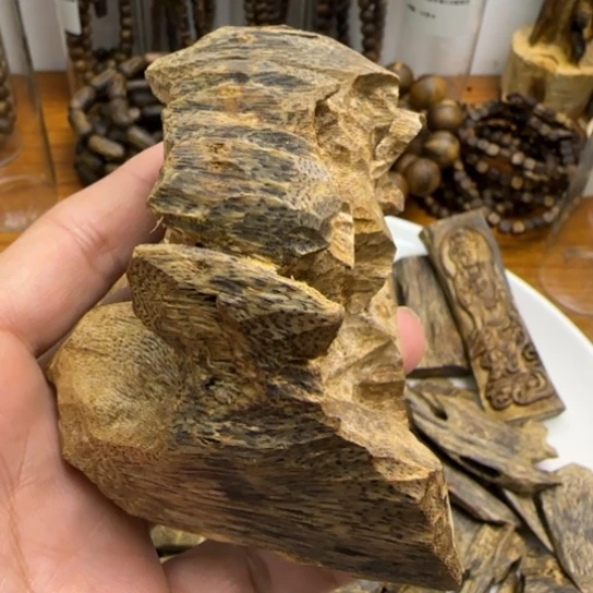 越***好沉香沉香碎屑绿棋楠沉香高油原料60克