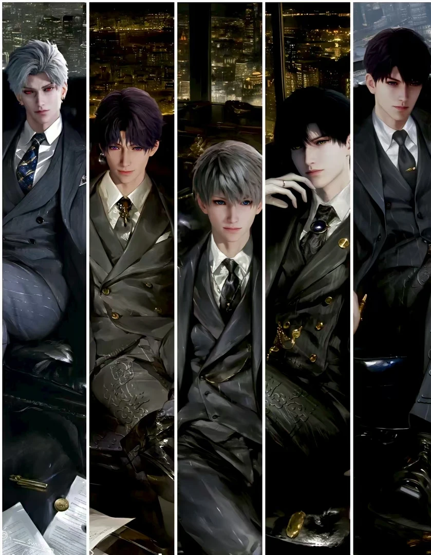 《恋与深空》周边高工艺精美亚克力系列摆件水晶砖 12*8*1.5cm