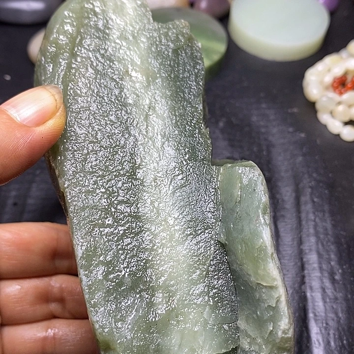 和田玉未镶嵌摆件