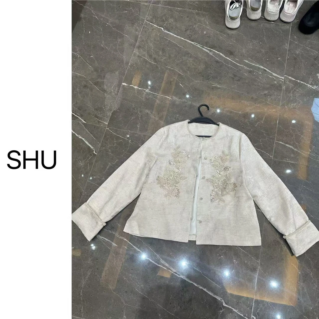 【凝光】新中式人丝醋酸气质国风春季外套