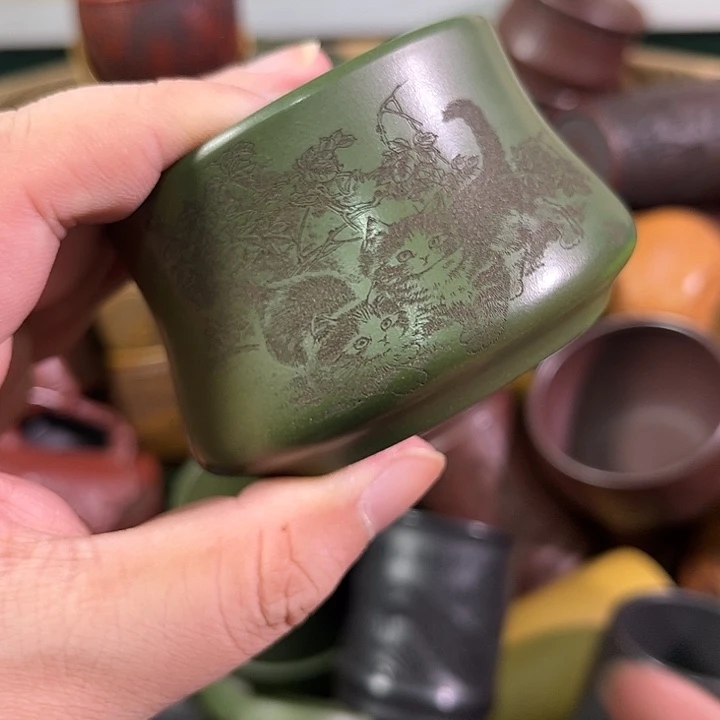 茶杯紫砂全手工紫砂主人杯