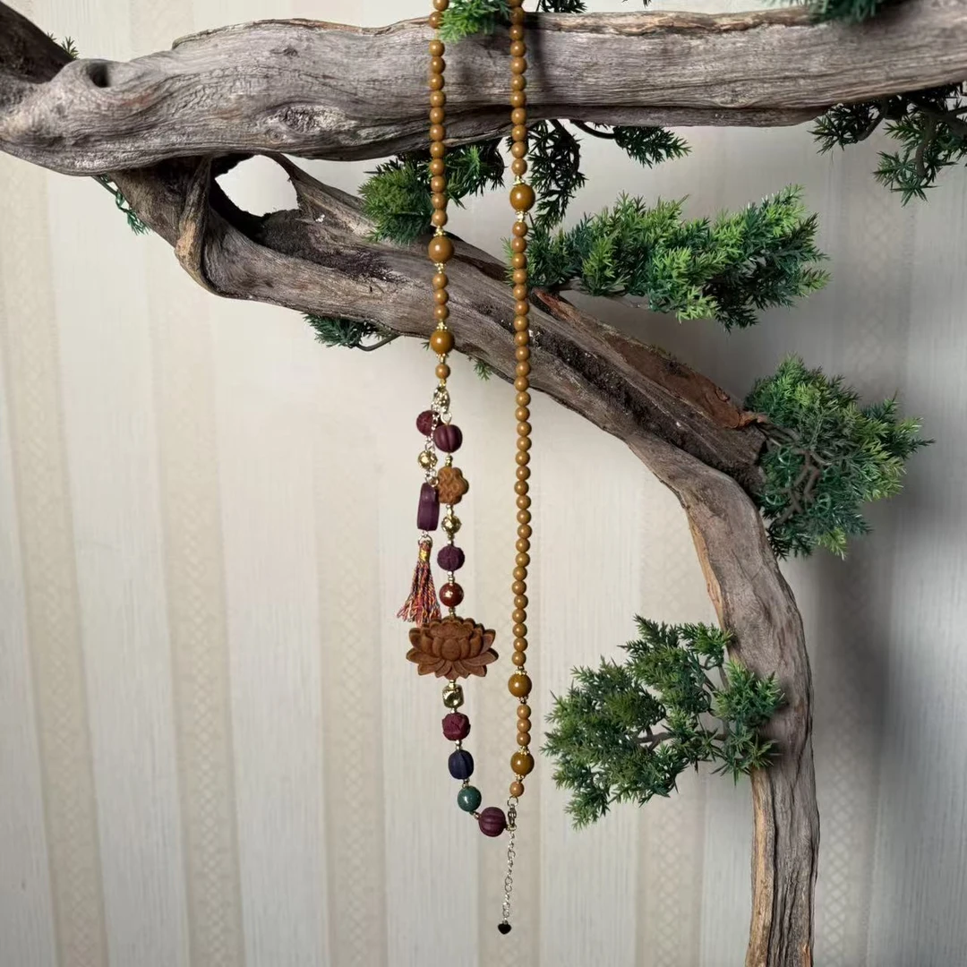 百花清目6mm莲花多宝项链hx0135zt5817