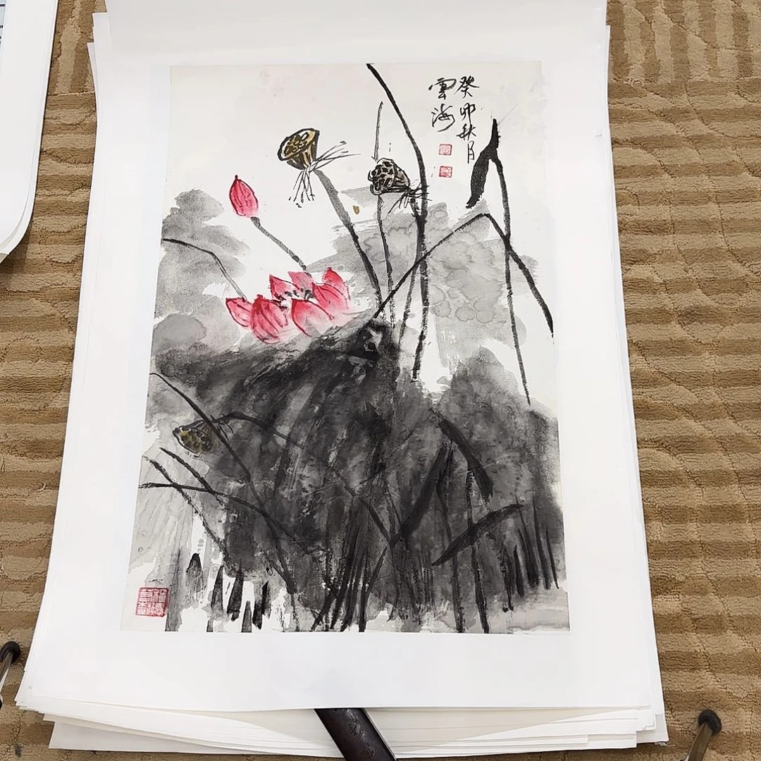 国画花鸟的翅膀和翅膀