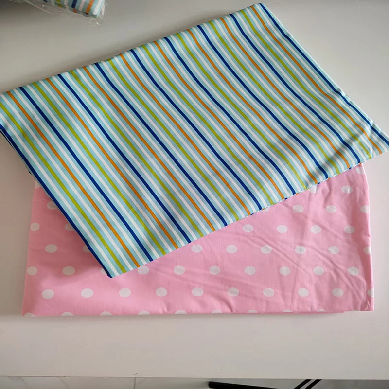 100%纯棉被套印花条纹单人150X200全棉斜纹被罩四季通用有线头