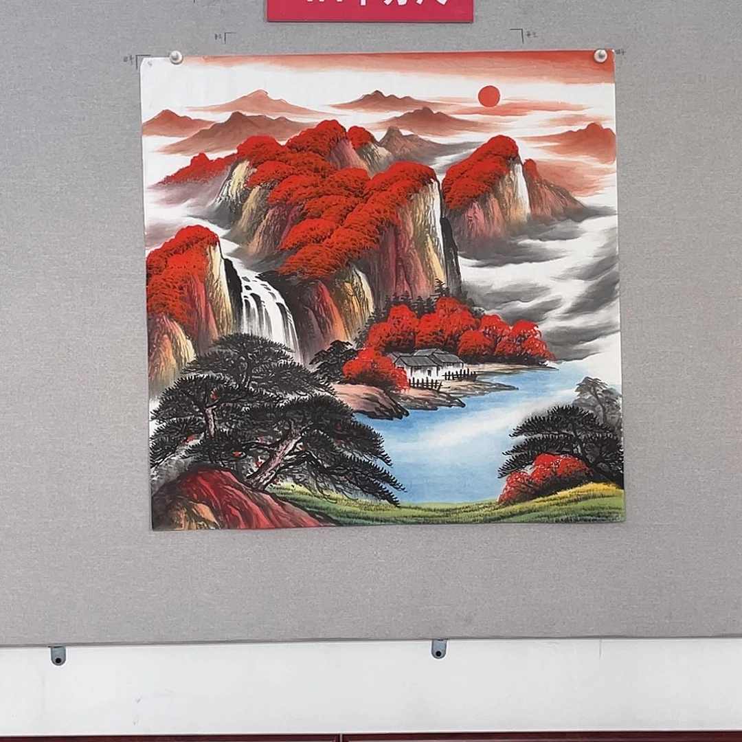 国画山水画作品欣赏96